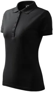 Ženska elegantna polo majica, ebanovina siva, XL