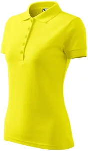 Ženska elegantna polo majica, limun žuto, XL