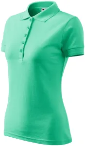 Ženska elegantna polo majica, metvice, 2XL #262587
