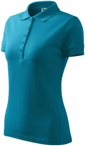 Ženska elegantna polo majica, tamno tirkizna, 2XL