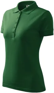 Ženska elegantna polo majica, tamnozelene boje, L