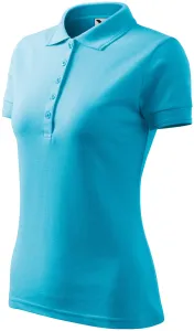 Ženska elegantna polo majica, tirkiz, S #262434
