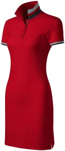Ženska haljina s ovratnikom gore, formula red, XS