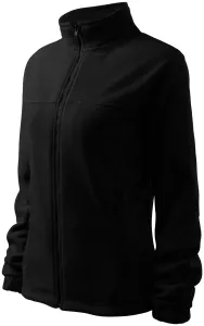 Ženska jakna od flisa, crno, 2XL