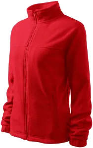 Ženska jakna od flisa, crvena, 2XL