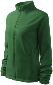 Ženska jakna od flisa, tamnozelene boje, 2XL
