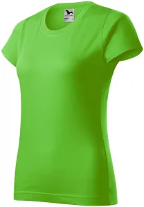 Ženska jednostavna majica, jabuka zelena, XL