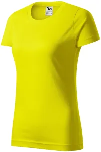 Ženska jednostavna majica, limun žuto, XS