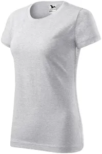 Ženska jednostavna majica, svijetlo sivi mramor, M
