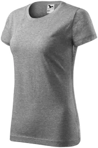 Ženska jednostavna majica, tamno sivi mramor, M