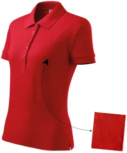 Ženska jednostavna polo majica, crvena, M