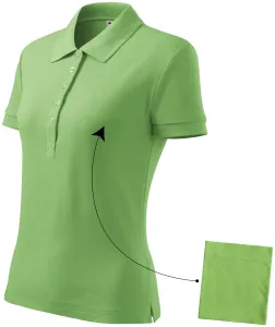 Ženska jednostavna polo majica, grašak zeleni, XS #262259