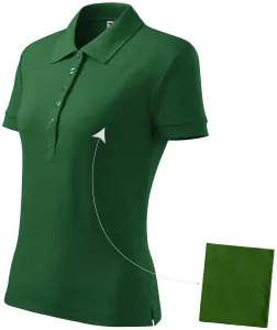 Ženska jednostavna polo majica, tamnozelene boje, XL