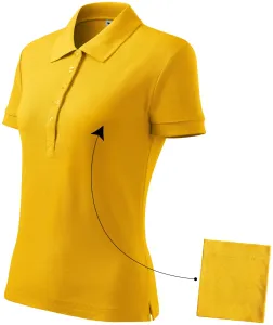 Ženska jednostavna polo majica, žuta boja, XS