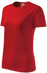 Ženska klasična majica, crvena, M