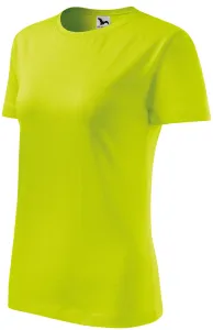 Ženska klasična majica, limeta zelena, 2XL