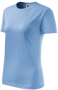 Ženska klasična majica, plavo nebo, XS