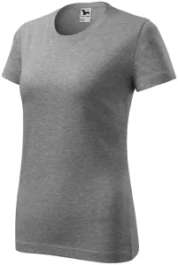 Ženska klasična majica, tamno sivi mramor, 2XL
