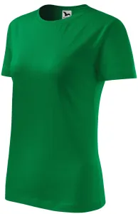 Ženska klasična majica, trava zelena, XL