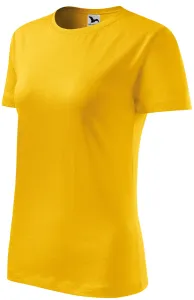 Ženska klasična majica, žuta boja, L