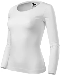 Ženska majica dugih rukava, bijela, XS #268109