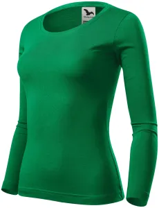Ženska majica dugih rukava, trava zelena, XS #268173