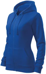 Ženska majica s kapuljačom, kraljevski plava, XS