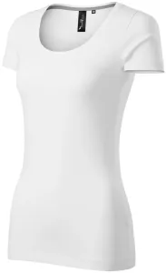 Ženska majica s ukrasnim šavovima, bijela, XL