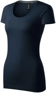 Ženska majica s ukrasnim šavovima, ombre plava, XS