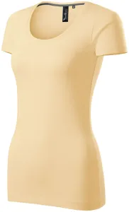 Ženska majica s ukrasnim šavovima, vanilija, M