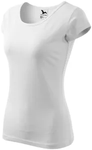Ženska majica s vrlo kratkim rukavima, bijela, XS