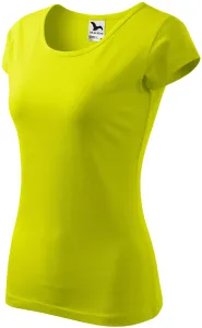 Ženska majica s vrlo kratkim rukavima, limeta zelena, M