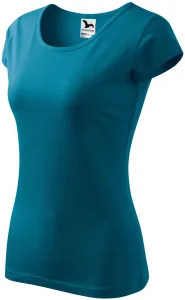 Ženska majica s vrlo kratkim rukavima, petrol blue, S
