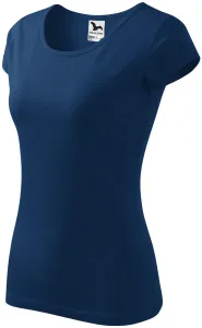 Ženska majica s vrlo kratkim rukavima, ponoćno plava, XS