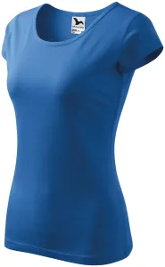 Ženska majica s vrlo kratkim rukavima, svijetlo plava, S #256797