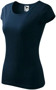 Ženska majica s vrlo kratkim rukavima, tamno plava, XS #256855