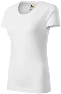 Ženska majica, teksturirani organski pamuk, bijela, M