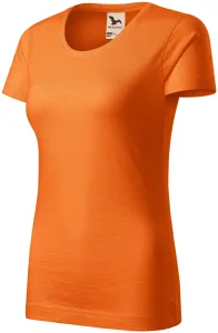 Ženska majica, teksturirani organski pamuk, naranča, XS #268797