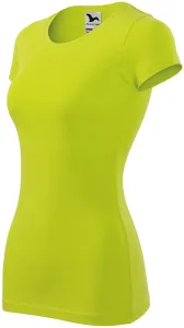 Ženska majica uskog kroja, limeta zelena, XL #255413