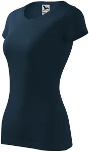 Ženska majica uskog kroja, tamno plava, S #255419