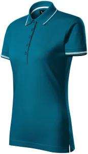 Ženska polo majica s kratkim rukavima, petrol blue, S