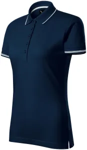 Ženska polo majica s kratkim rukavima, tamno plava, XL