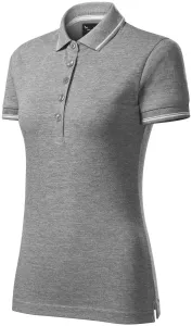 Ženska polo majica s kratkim rukavima, tamno sivi mramor, L #253059