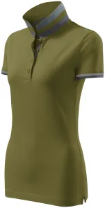 Ženska polo majica s ovratnikom gore, avokado, XL