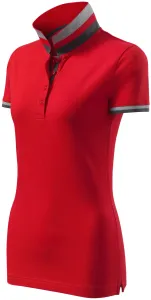 Ženska polo majica s ovratnikom gore, formula red, XS
