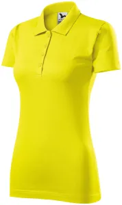Ženska polo majica slim fit, limun žuto, XS
