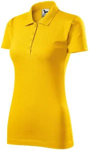 Ženska polo majica slim fit, žuta boja, XL