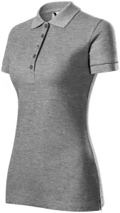 Ženska polo majica, tamno sivi mramor, XL