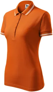 Ženska polo majica u kontrastu, naranča, M