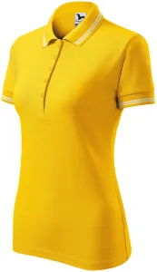 Ženska polo majica u kontrastu, žuta boja, XL